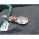 Vintage Style OLD Indian Head Certified Authentic Navajo .925 Sterling Silver Natural Turquoise and Spiny Oyster Native American Necklace 370815971774