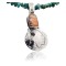 Vintage Style OLD Indian Head Certified Authentic Navajo .925 Sterling Silver Natural Turquoise and Spiny Oyster Native American Necklace 370815971774