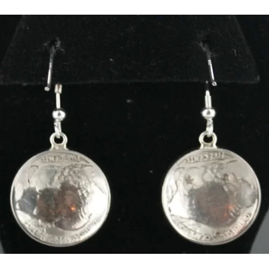 Vintage Style OLD Indian Head Navajo .925 Sterling Silver Hooks Native American Earrings 390730142541 Vintage Style OLD Indian Head Navajo .925 Sterling Silver Hooks Native American Earrings 390730142541