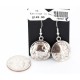 Vintage Style OLD Indian HeadCertified Authentic Navajo .925 Sterling Silver Hooks Native American Earrings 390829202801