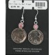 Vintage Style OLD INDIAN HEADCertified Authentic Navajo .925 Sterling Silver Pink Agate Native American Earrings 370925394877