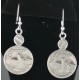 Vintage Style OLD INDIAN HEADCertified Authentic Navajo .925 Sterling Silver Pink Agate Native American Earrings 370925394877