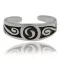Water Wave .925 Sterling Silver Hopi Native American Handmade Toe Ring 13235-2 Water Wave .925 Sterling Silver Hopi Native American Handmade Toe Ring 13235-2