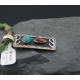 Wave 12kt Gold Filled Handmade Turquoise and Jasper .925 Sterling Silver Certified Authentic Navajo Native American Necklace 370801014473