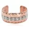 Wide Sun Horse Navajo .925 Sterling Silver Handmade Native American Pure Copper Bracelet 92006-7 Wide Sun Horse Navajo .925 Sterling Silver Handmade Native American Pure Copper Bracelet 92006-7